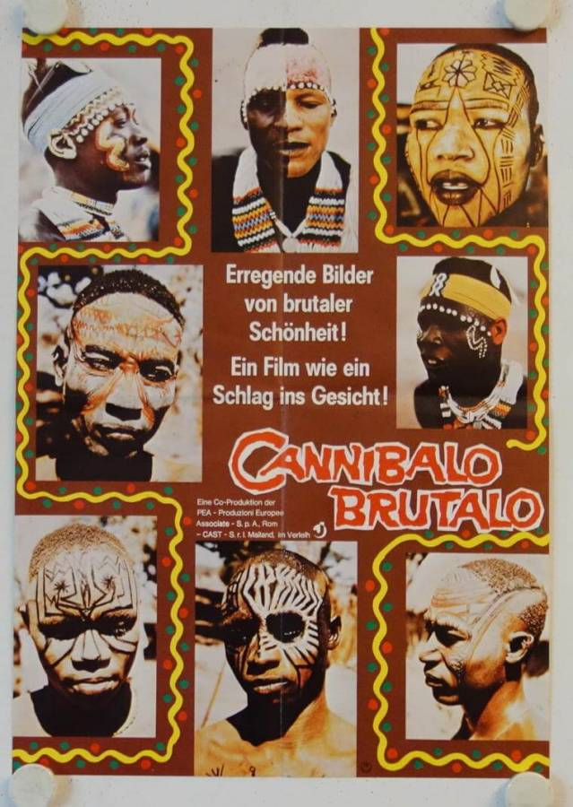 Cannibalo Brutalo originales deutsches A2-Filmplakat